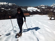 Salita primaverile sulla neve da Avolasio ( 1050 m.) alla SELLA (1450 m.) il 10 aprile 2013  - FOTOGALLERY
